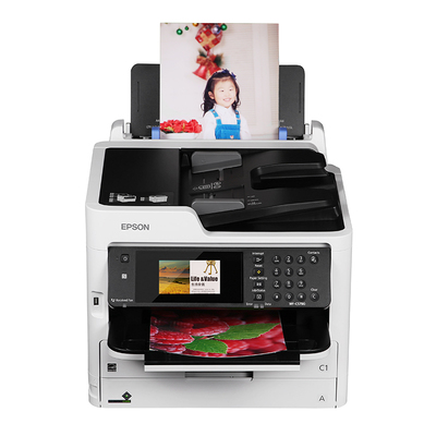 愛普生 Epson WF-C5710 彩色不干膠打印墨倉式雙面復(fù)印掃描傳真一體機(jī)